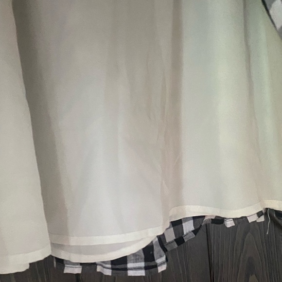 Black and White Gingham Eloquii midi skirt with pockets, NWT, sz 22 - Picture 4 of 7